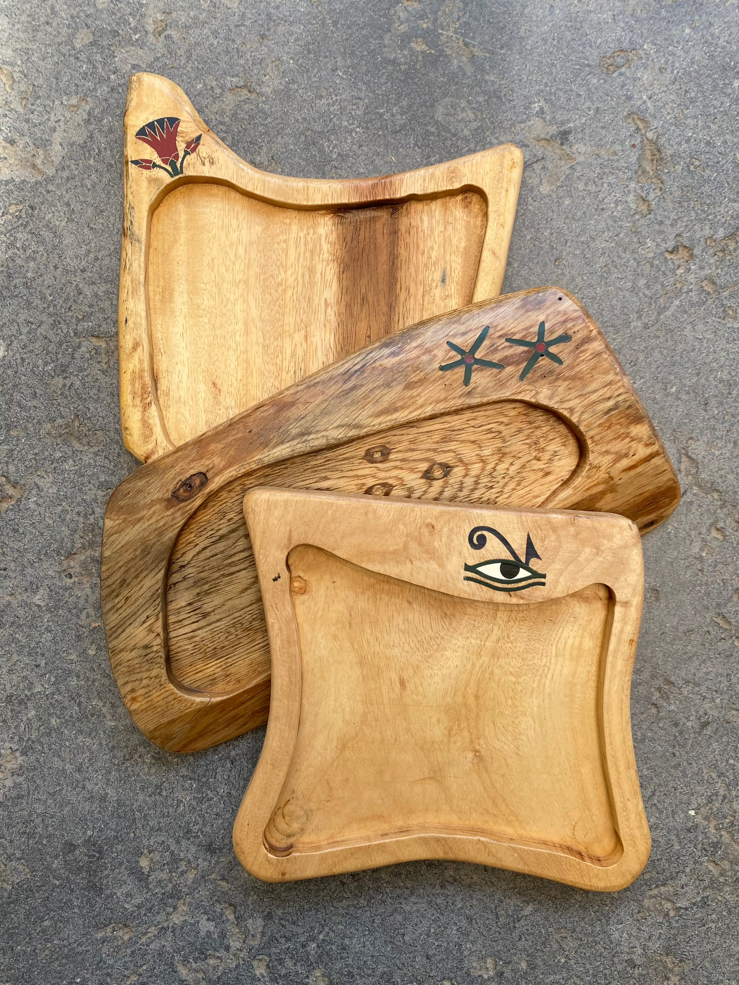 Painted Pharaonic Platters Size 1