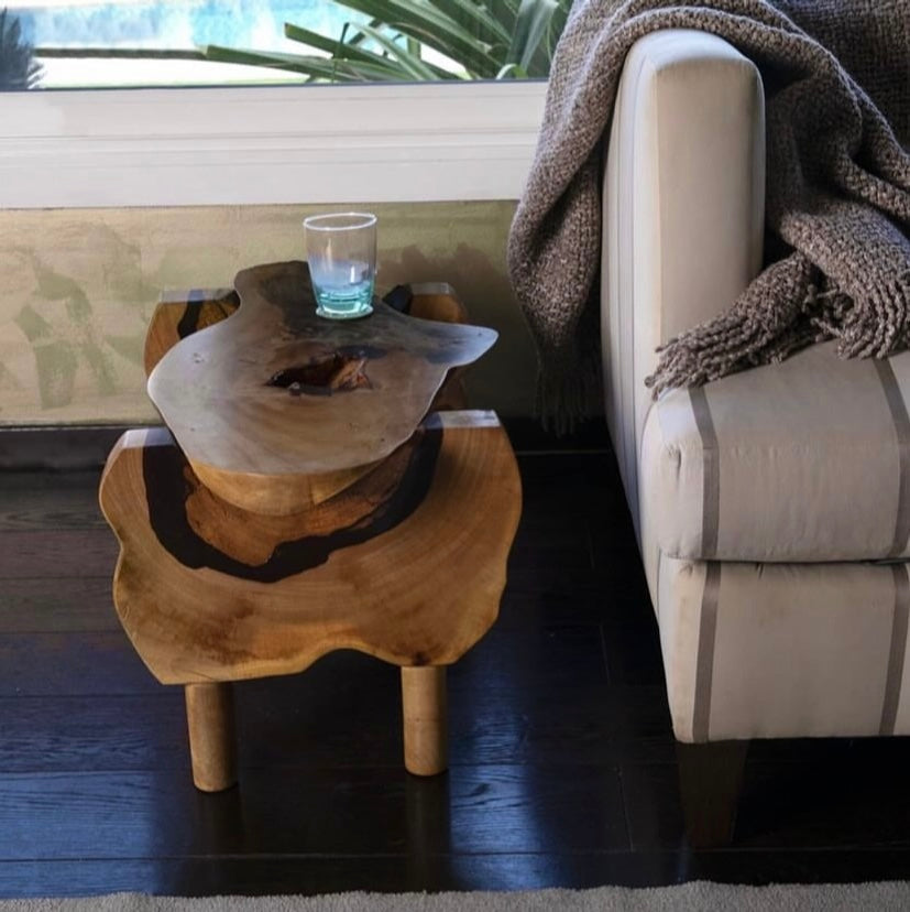Pecan Tree Side Table