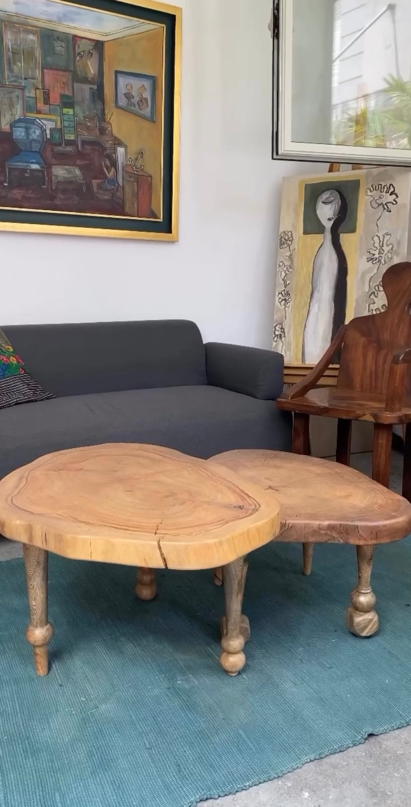Overlapping Set of 2 Coffee Tables – Lnzys