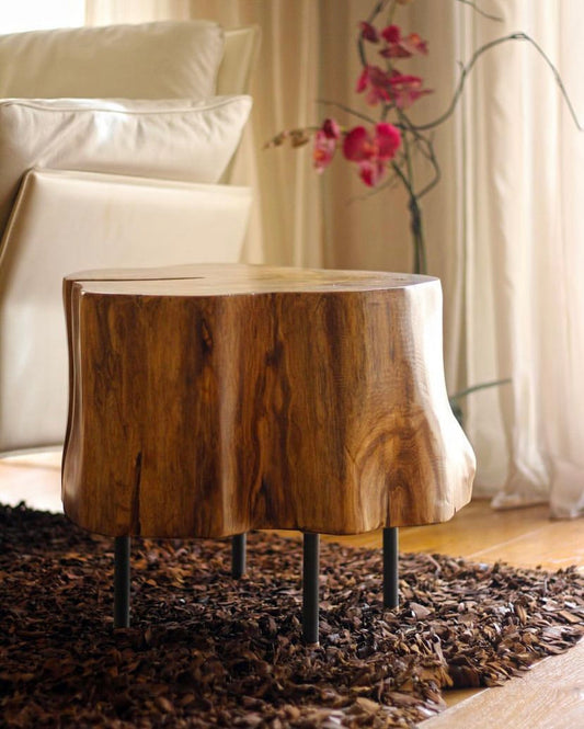 The Tree Stump Side Table