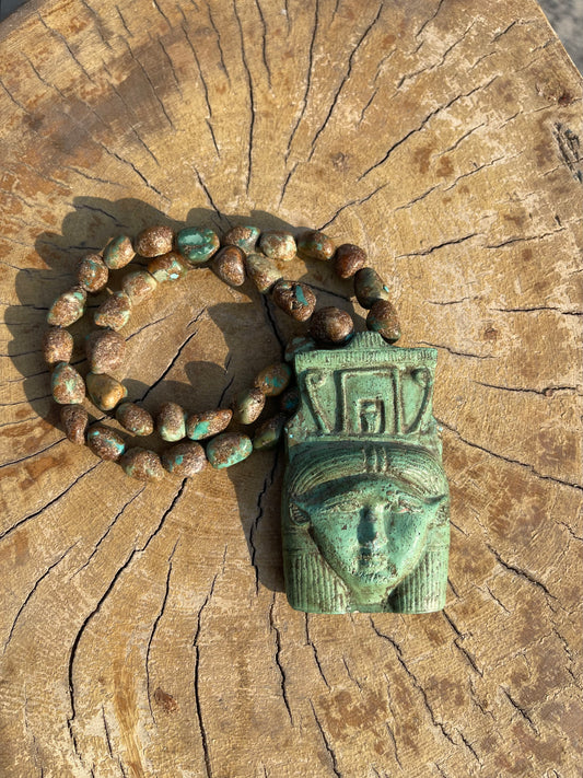 Turquoise Hathor Necklace