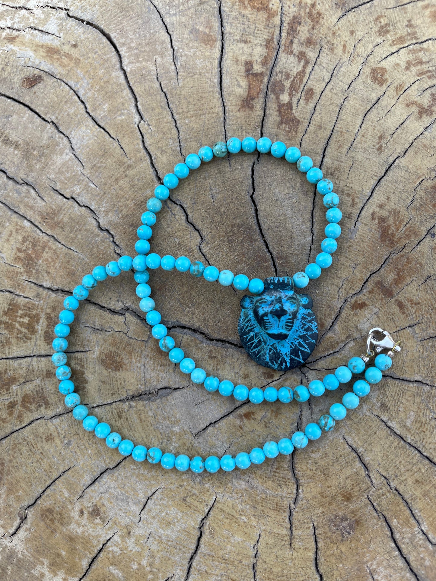 Turquoise Sekhmet Necklace