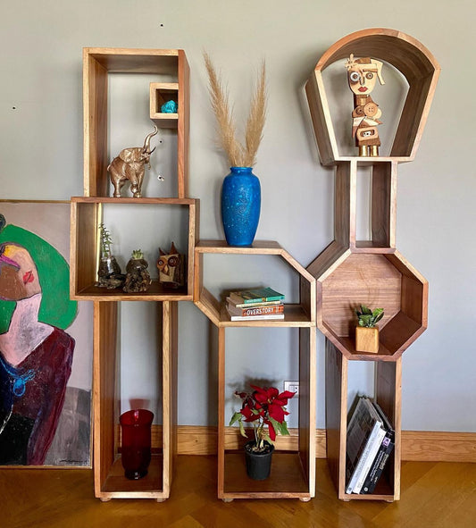 Geometric Bookshelf