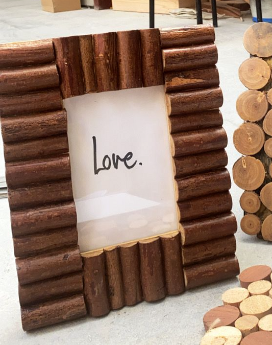 Mini Log Picture Frame