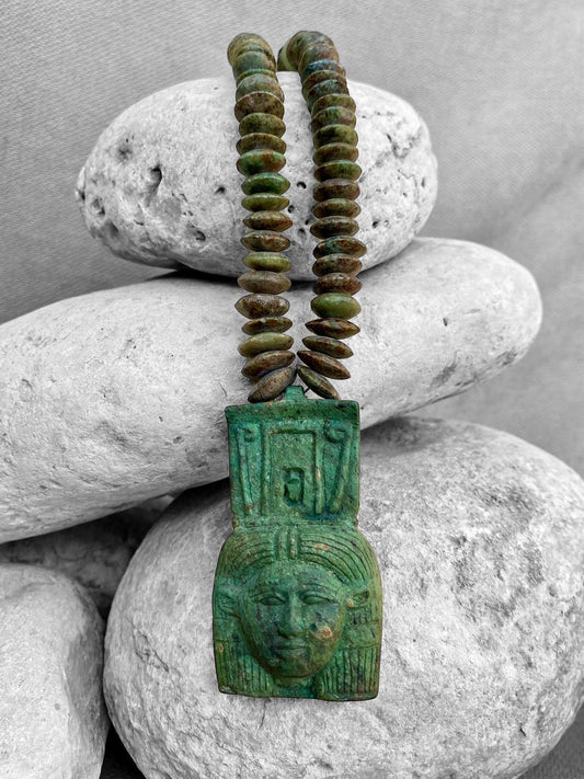 Natural Stone Hathor Necklace