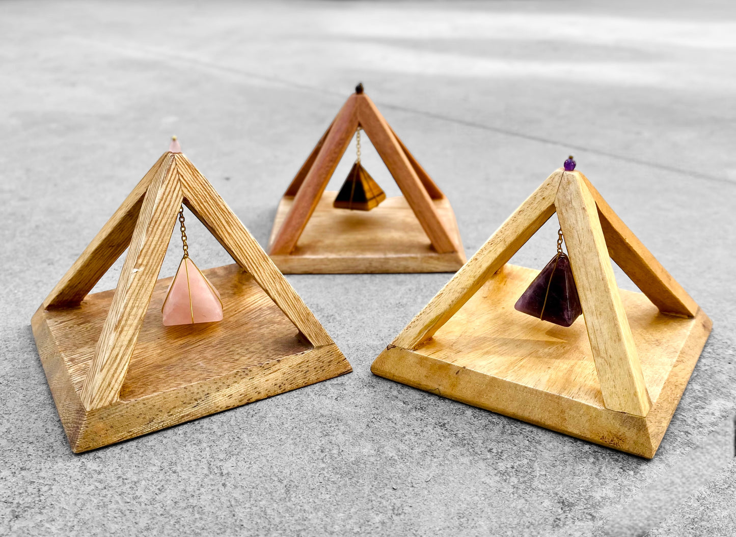 Tiger Eye Energy Pyramid