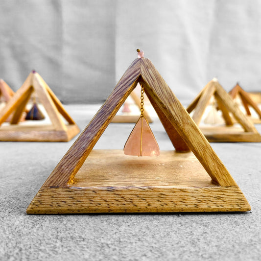 Rose Quartz Energy Pyramid